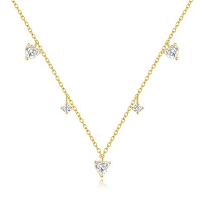 Colier din argint Hearts foto