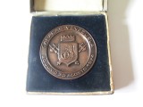 Venezuela-Caracas medalia a Treia Conferință a ONU privind Dreptul Mării 1974 &icirc;n cutia originală,produsul din imagini,diametrul=40 mm