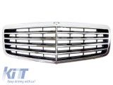 Grila crom/neagra potrivita pentru Mercedes E-Class W211 2007-2009 Performance AutoTuning
