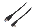 Cablu USB A la USB C &icirc;n unghi