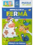 Cumpara ieftin Animalele de la ferma. Povesti cu puzzle/***