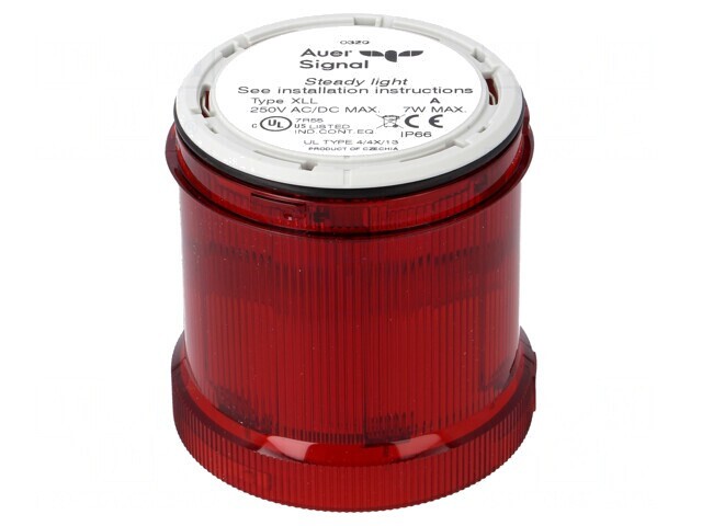 Semnalizator Luminos Bec BA15D Roșu 12-250V