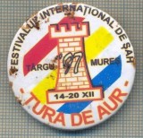 Y 1200 INSIGNA - FESTIVALUL INTERNATIONAL DE SAH -,,TURA DE AUR&quot;-TARGU MURES &#039;97