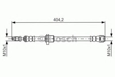 Conducta / cablu frana MINI MINI (F55) (2014 - 2016) BOSCH 1 987 481 679 foto