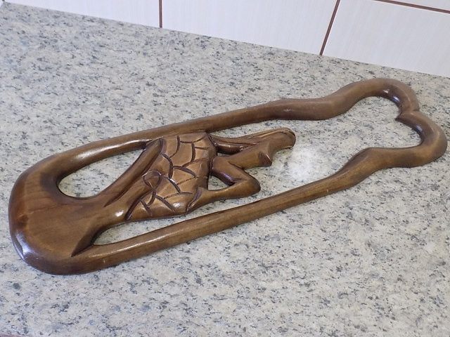 Lemn Sculptura Manuala Arta Nud 70 cm Arta africanav /