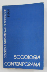 SOCIOLOGIA CONTEMPORANA - AL VI - LEA CONGRES MONDIAL DE SOCIOLOGIE - EVIAN , 1967 foto