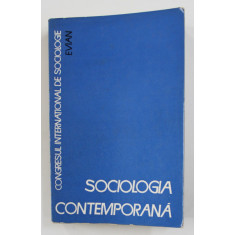 SOCIOLOGIA CONTEMPORANA - AL VI - LEA CONGRES MONDIAL DE SOCIOLOGIE - EVIAN , 1967