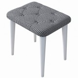 Cumpara ieftin Pouffe BM101, Negru- Alb