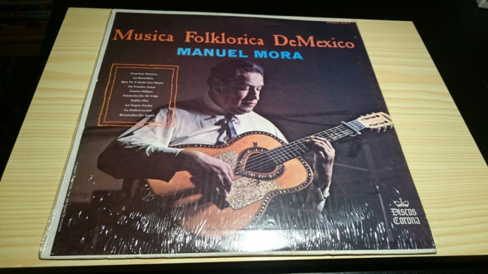 [Vinil] Manuel Mora - Musica Folklorica DeMexico - disc vinil