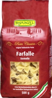 Farfalle Semola Bio Rapunzel 500gr foto