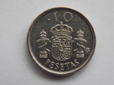 10 PESETAS 1992 SPANIA foto