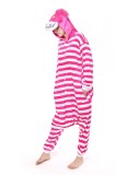 PJM35-552 Pijama kigurumi, tip salopeta cu model Cheshire Cat, M/L