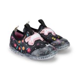 Pantofi Fete Fisioflex 4.0 Magic Forest 23 EU, Negru, BIBI Shoes