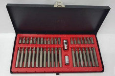 Set Trusa Scule Biti Torx Bituri 41 piese foto