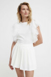 Cumpara ieftin Answear Lab bluza femei, culoarea alb, neted