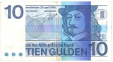 SV * OLANDA / Tarile de Jos 10 GULDEN 1968