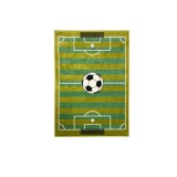Covor pentru camera copiilor, model teren de fotbal, verde, 120 x 170 cm, Oem