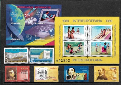C5728 - Romania lot timbre nestampilate MNH foto