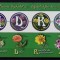 ✅2016 LP 2096a &quot;Alfabetul florilor (II) &quot; -6M+6T , tiraj 3.200 ! colita 652, MNH