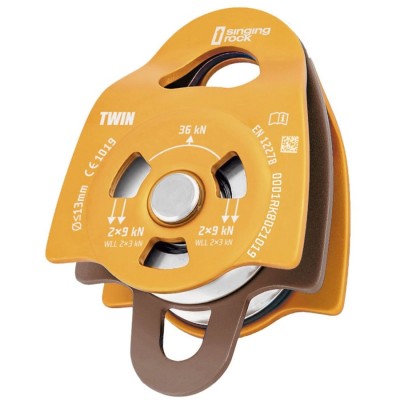 Scripete SINGING ROCK Twin Roll orange foto