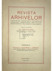 Constantin Moisil - Revista arhivelor - vol. III (nr 6-7) (Editia: 1937) foto