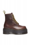 Cumpara ieftin Dr. Martens bocanci de piele 1460 Pascal Max femei, culoarea maro, cu platforma, DM31102201