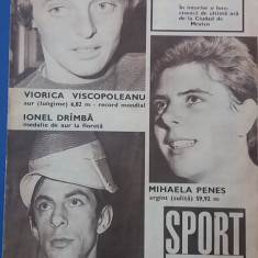 myh 112 - Revista SPORT - nr 20/octombrie 1968
