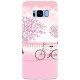 Husa silicon pentru Samsung S8, Pink Spring
