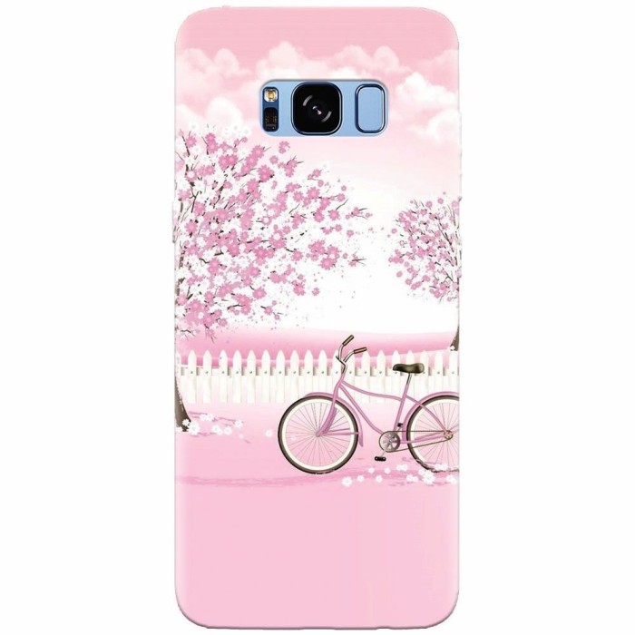 Husa silicon pentru Samsung S8 Plus, Pink Spring