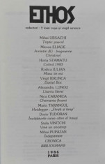 Ethos - nr. 6 - 1986 - Mircea Eliade foto