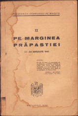 HST C1407 Pe marginea prăpastiei 21-23 ianuarie 1941 volumul II CU UZURĂ!!! foto
