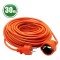 Cablu prelungitor de retea tip oscilant &ndash; 30 m, 3 x 1,5 mm&sup2;, portocaliu Best CarHome