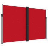 Cumpara ieftin Copertina laterala retractabila, rosu, 220x1200 cm