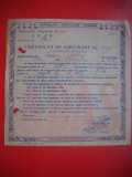 HOPCT DOCUMENT NR 569 CERTIFICAT DE ASIGURARE ADAS 1959 CONSTANTA RPR
