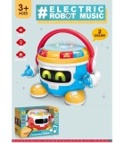 Tobă Muzicală Robot pe Baterii