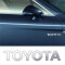 Stickere laterale CHROME - TOYOTA (set 2 buc.)