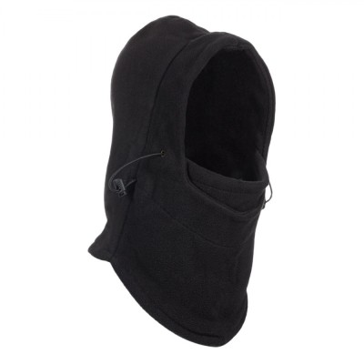 Cagula Fleece Bărbați, Negru, Poliester, Siret și Elastic foto