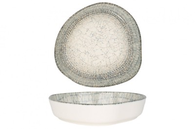 Rinart Farfurie ad&amp;acirc;ncă - Olmeca - Porţelan - 21 cm (900cc) - set de 6 foto