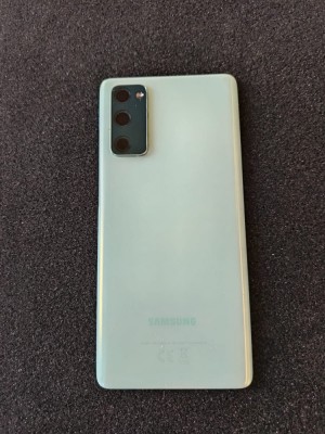 Capac Baterie Swap (SH) Original Samsung Galaxy S20 FE turcoaz cu geam camere foto