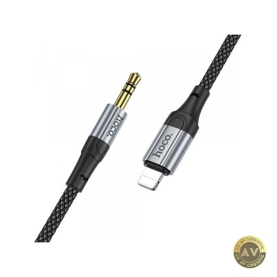 Cablu Audio Lightning - 3.5mm HOCO UPA26 1m Negru foto