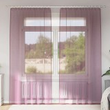 Gossi perdele voile cu bucle 2 buc violet 140x225 cm