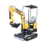 Mini excavator 1T THOR cu semicabina, motor diesel 9.5 CP, cupa 380 mm