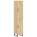 Cumpara ieftin Dulap inalt, stejar sonoma, 34,5x34x180 cm, lemn prelucrat