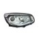Far KIA SOUL (AM), 2016-12.2019, partea dreapta, DEPO, cu lentile; cu &amp;quot;lumina timp de zi&amp;quot; tip LED; H7+PY21W; electric; negru; cu motor; hal