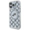 Husa pentru iPhone 16 Pro Max - Karl Lagerfeld IML MagSafe (KLHMP16XHMCKMHT) - Transparent Monogram Karl&amp;Choupette Head