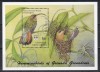 Grenadine 1985 - Expo Internațională de Timbre Genova &#039;92 - Colibri, Colita, MNH, Nestampilat