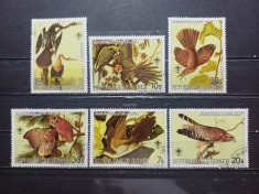 GUINEEA 1985-PASARI-SERIE CTO foto