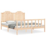 Cumpara ieftin Cadru de pat fara saltea, 160x200 cm, lemn masiv pin