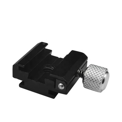 Sistem Quick Release pentru accesorii foto echipate cu prindere cold shoe, culoarea negru foto