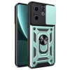 Husa pentru infinix hot 40i / smart 8, slide si snap, camshield, green